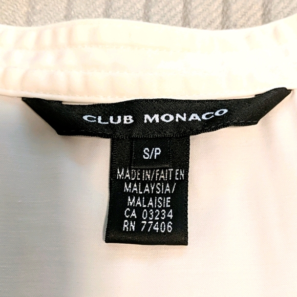 🎈Club Monaco Ruched Front Dress Shirt - Picture 7 of 8